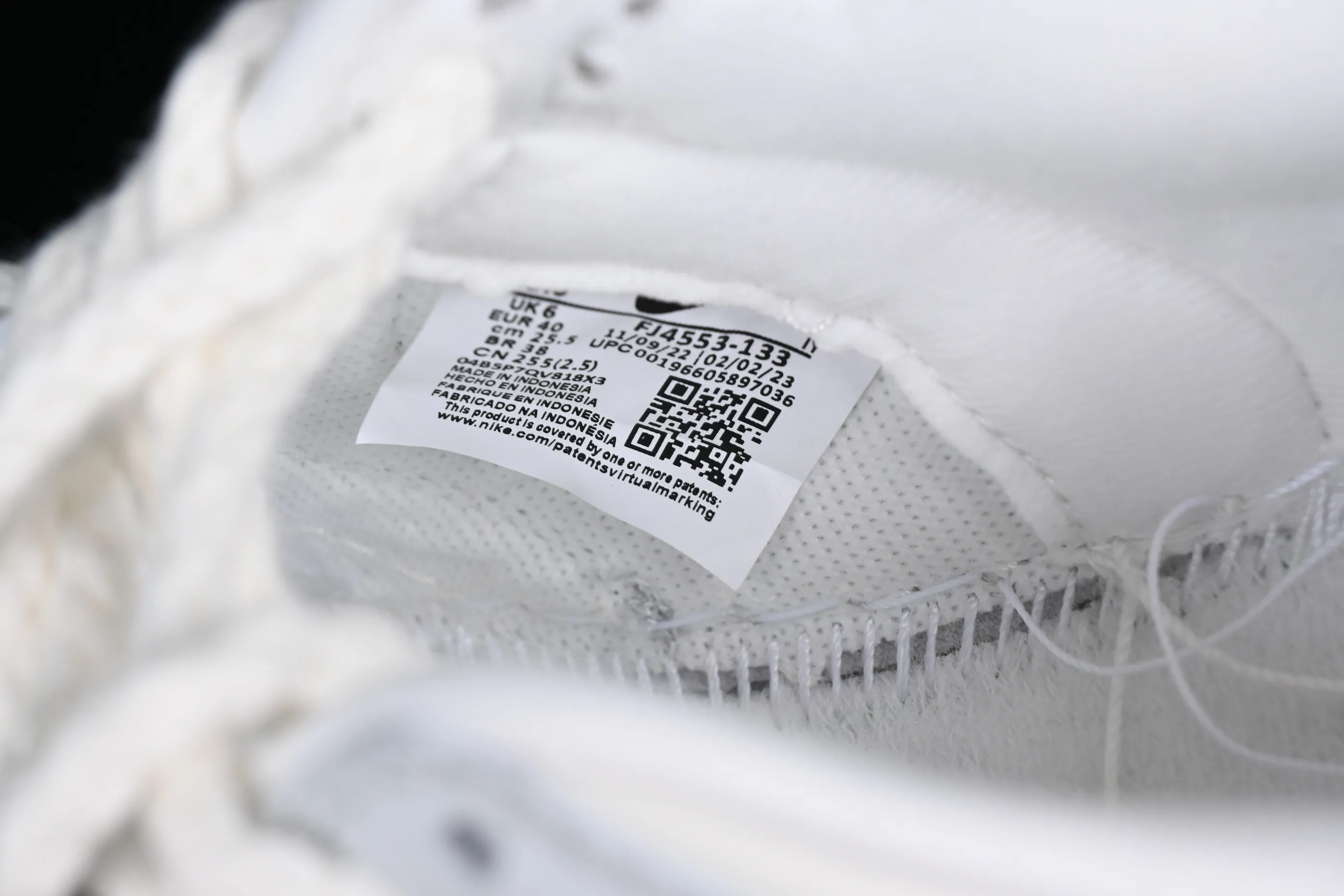 All categories Nk SB Dunk series Nk SB Dunk Low low-top sneakers Y version Nk Dunk Low "Needlework" embossed gray SB low-top sports and leisure sneakers FJ4553-133